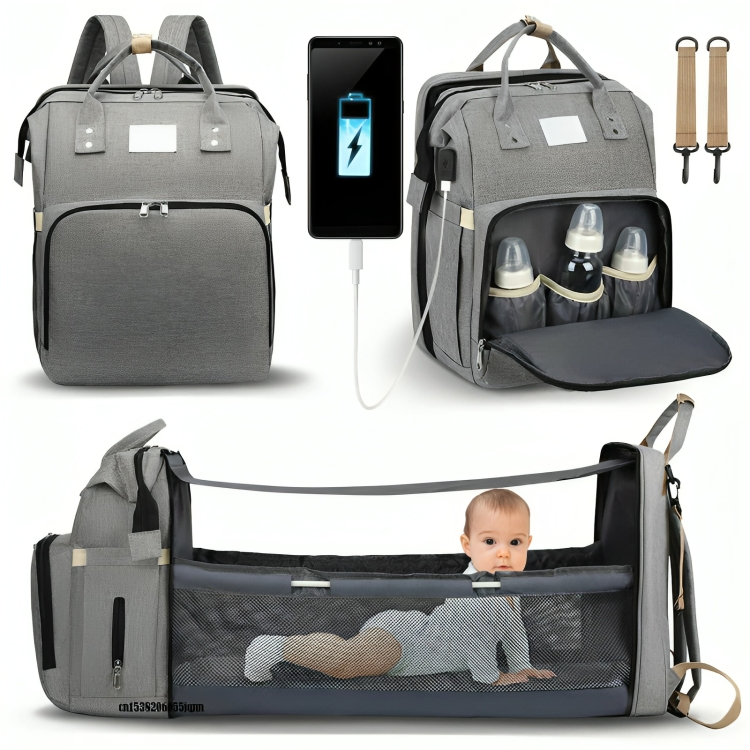 CribPack™ | Neem alles mee wat je baby nodig heeft - en ook een bedje!