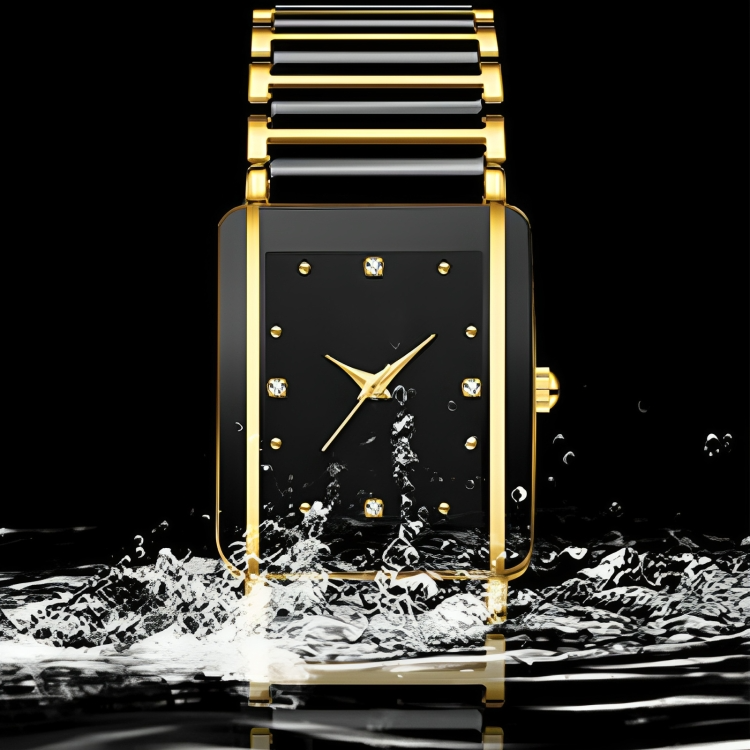 ChronoLux™ | Luxe vierkant polshorloge