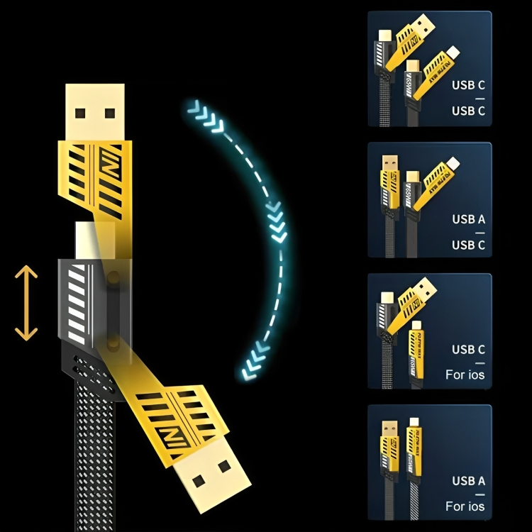 FusionCord™ | 4-in-1 snellaadkabel 65W