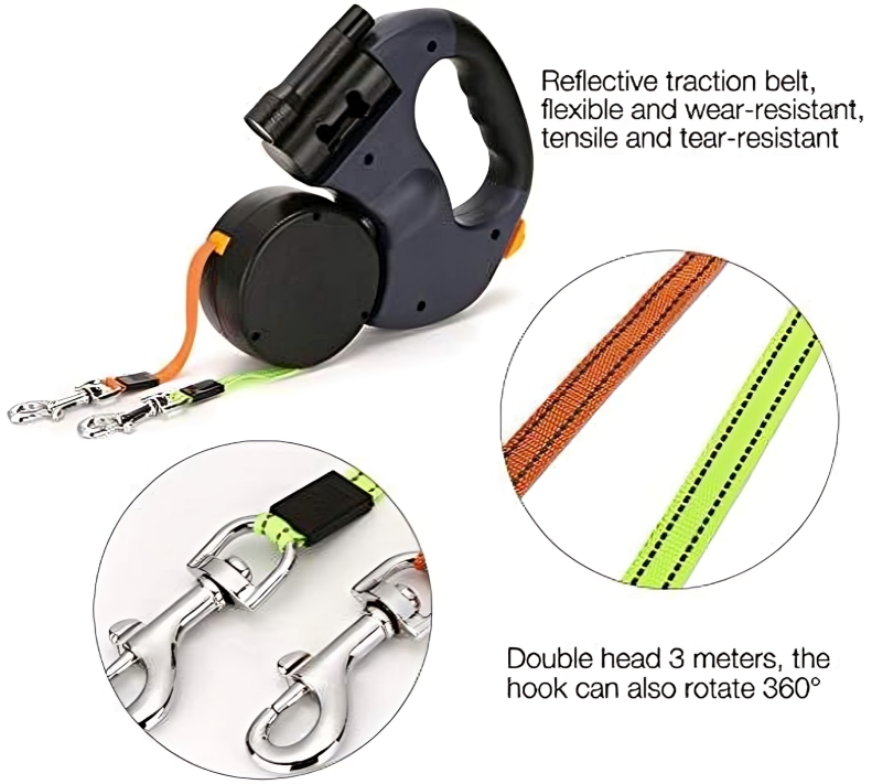 TwistFree™ | Duo Hondenriem