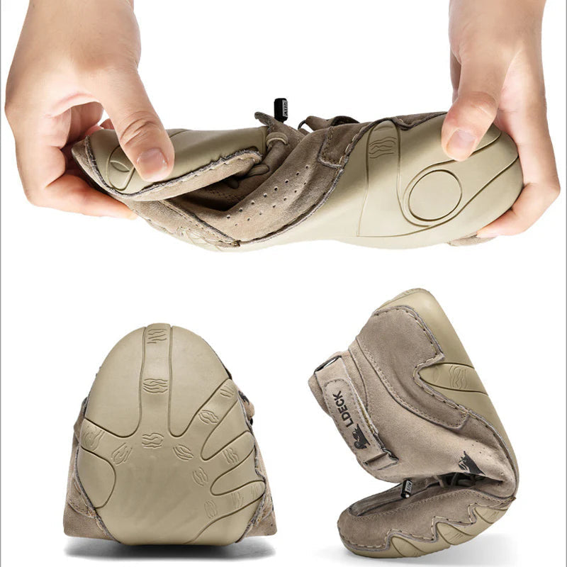 EnduraWalk™ | Waterdichte en ademende leren orthopedische schoenen
