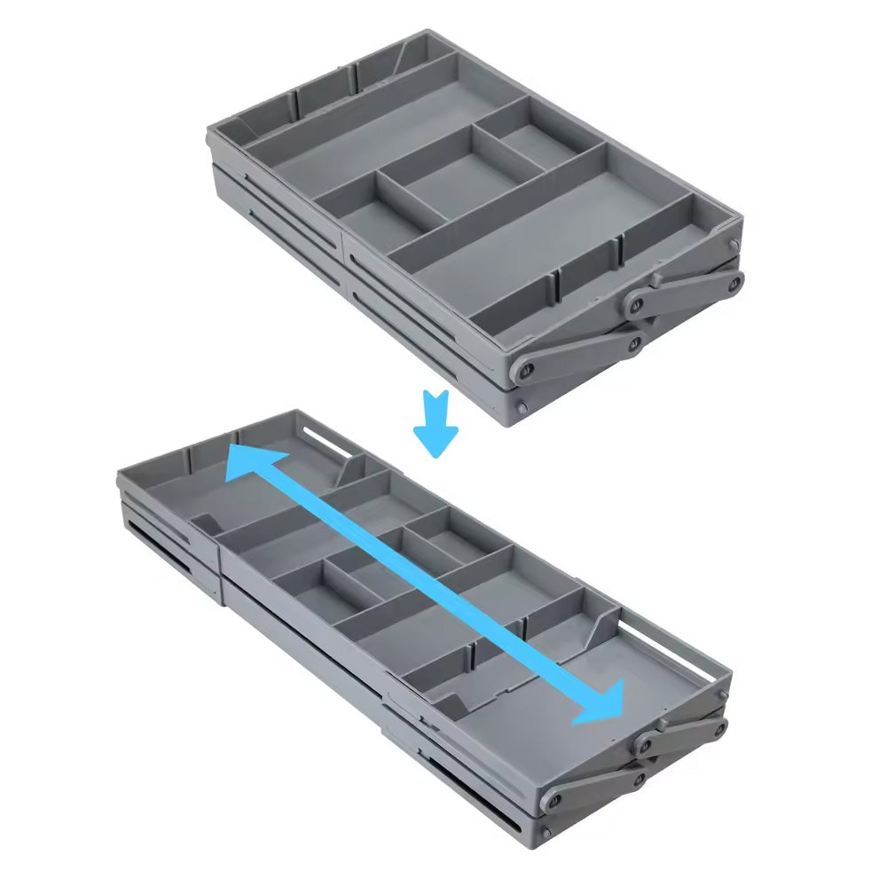 TIJDELIJK 50% KORTING | FlexiTray™ | Uitbreidbare lade-indeling met 3 niveaus