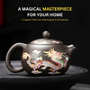 MysticBrew™ | Draak en feniks kleurveranderende theepot