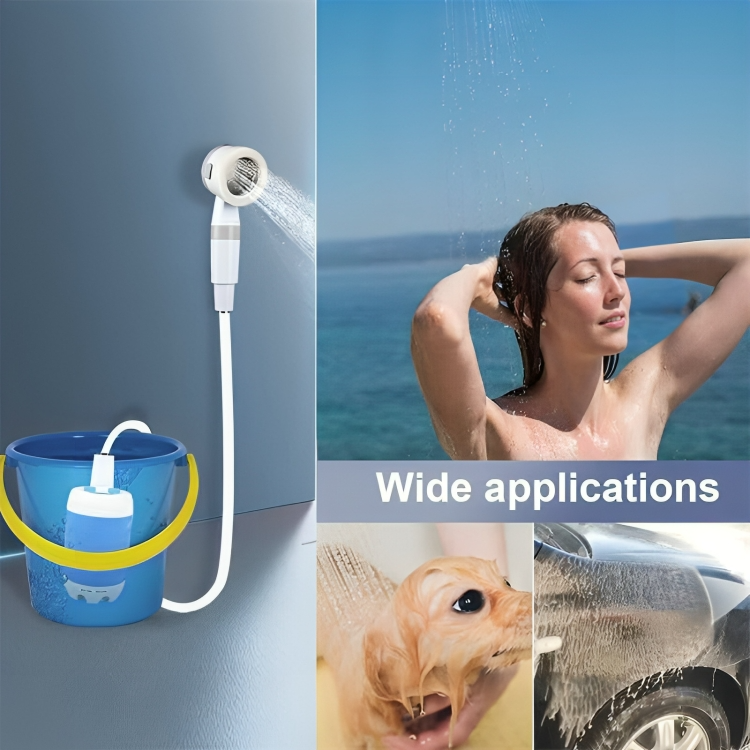 Solar Betriebene Auto Waschanlage Außen Dusche Lade Dusch Ausrüstung Camping Bad