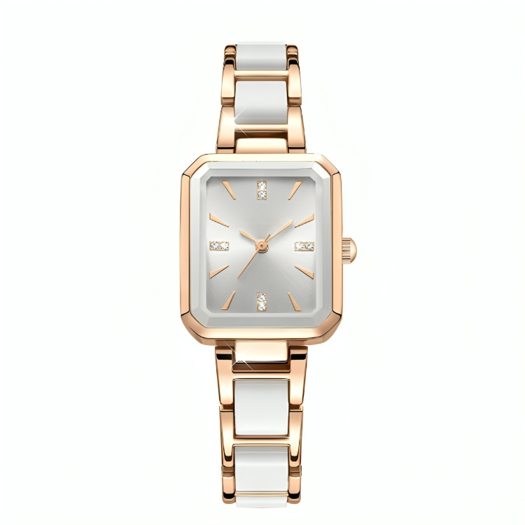 TIJDELIJK 50% KORTING | TimeLuxe™ | Elegant rechthoekig polshorloge voor vrouwen