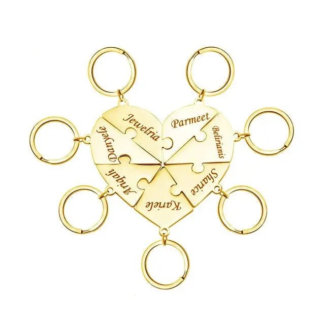 LoveFragment™ | Gepersonaliseerde hartpuzzelketting
