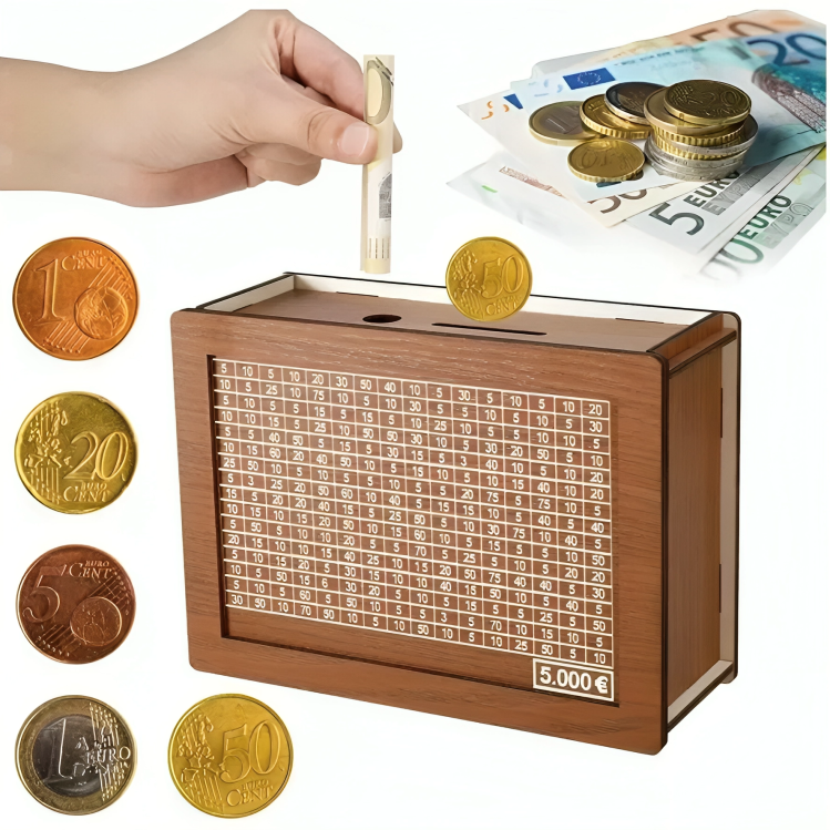 WealthBox™ | Houten Spaarpot