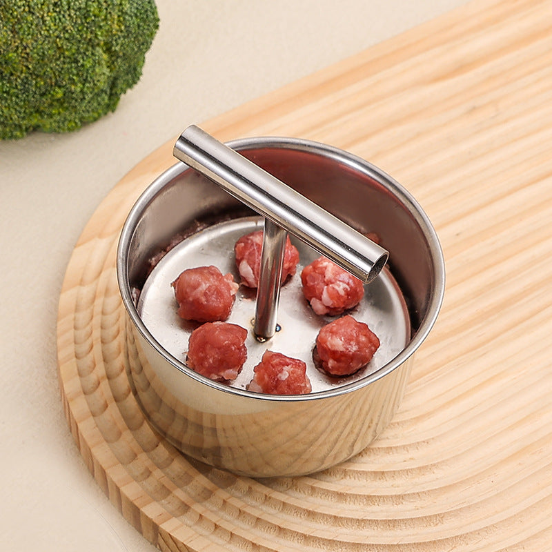 TIJDELIJK 50% KORTING | MeatPress™ | Roestvrijstalen gehaktbalpersvorm