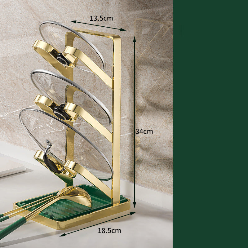 LidStack™ | Drietraps keukendekselhouder