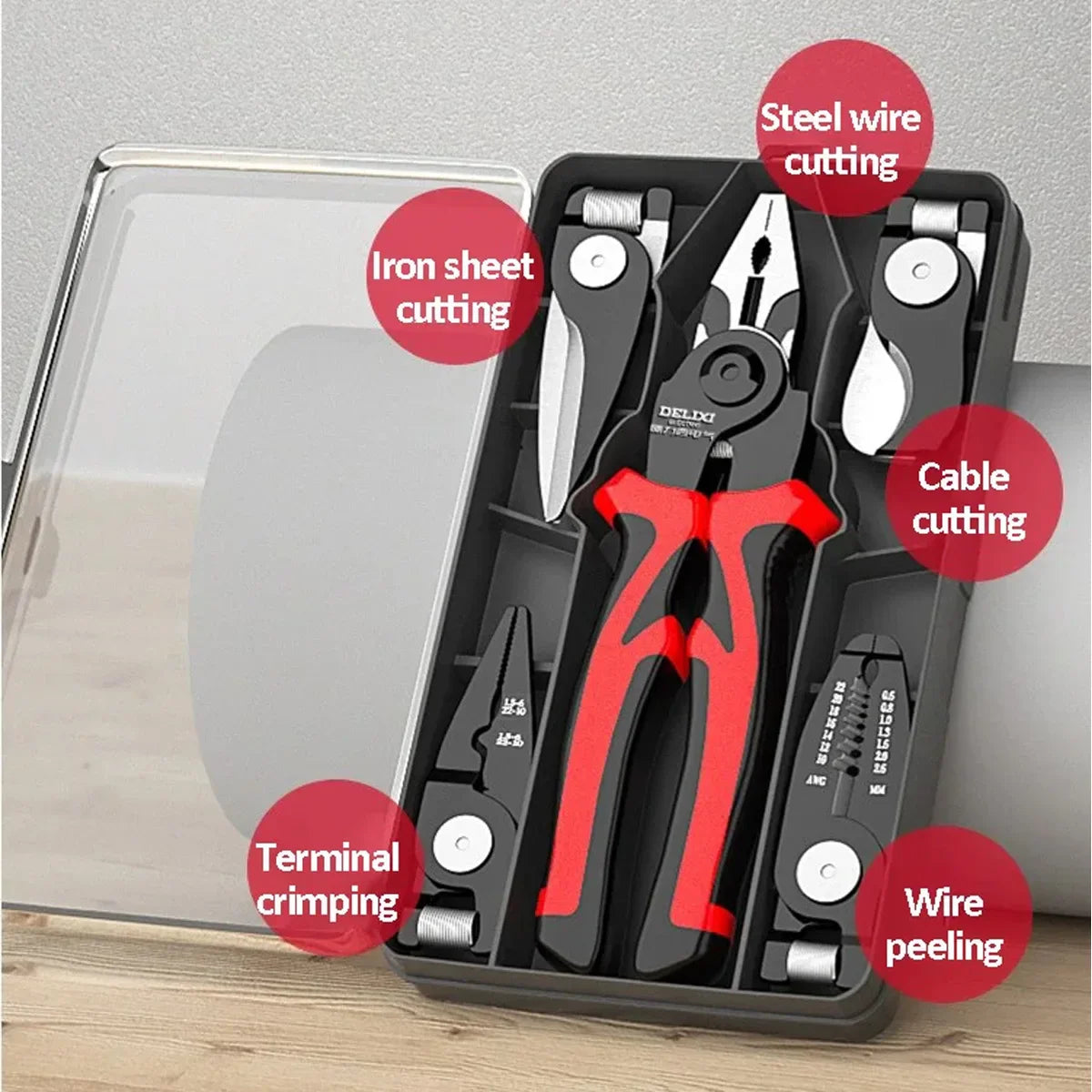 VersaPlier™ | 5 in 1 tangen gereedschapsset