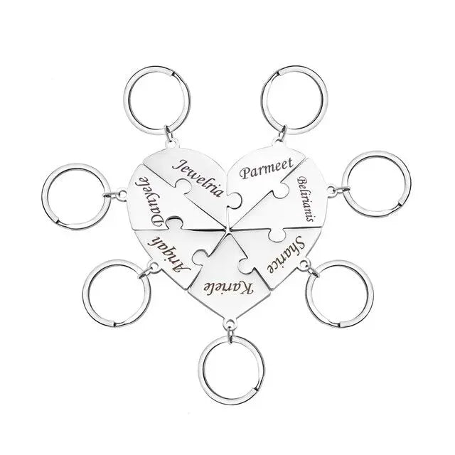 LoveFragment™ | Gepersonaliseerde hartpuzzelketting