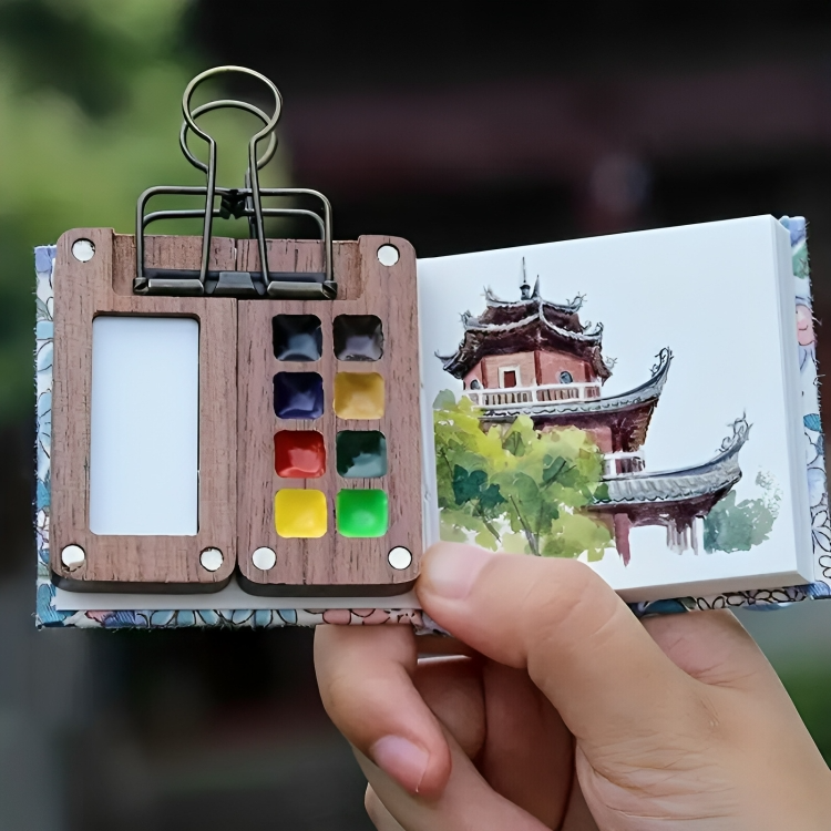 TinyCanvas™ | Mini aquarel reisset