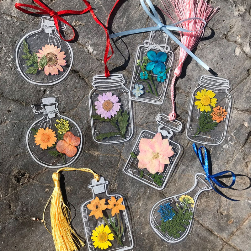 BloomMarks™ | Bladwijzer met natuurlijke bloemen