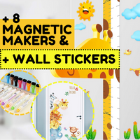 BESPORTBLE 1 St Hoogte Liniaal Groeistickers Voor Kinderen Hoogte Groeimeter Sticker Stickers Voor Groeigrafieken Muur Hangende Groeiliniaal Muur Opknoping Polyester Baby Muur Decoratie
