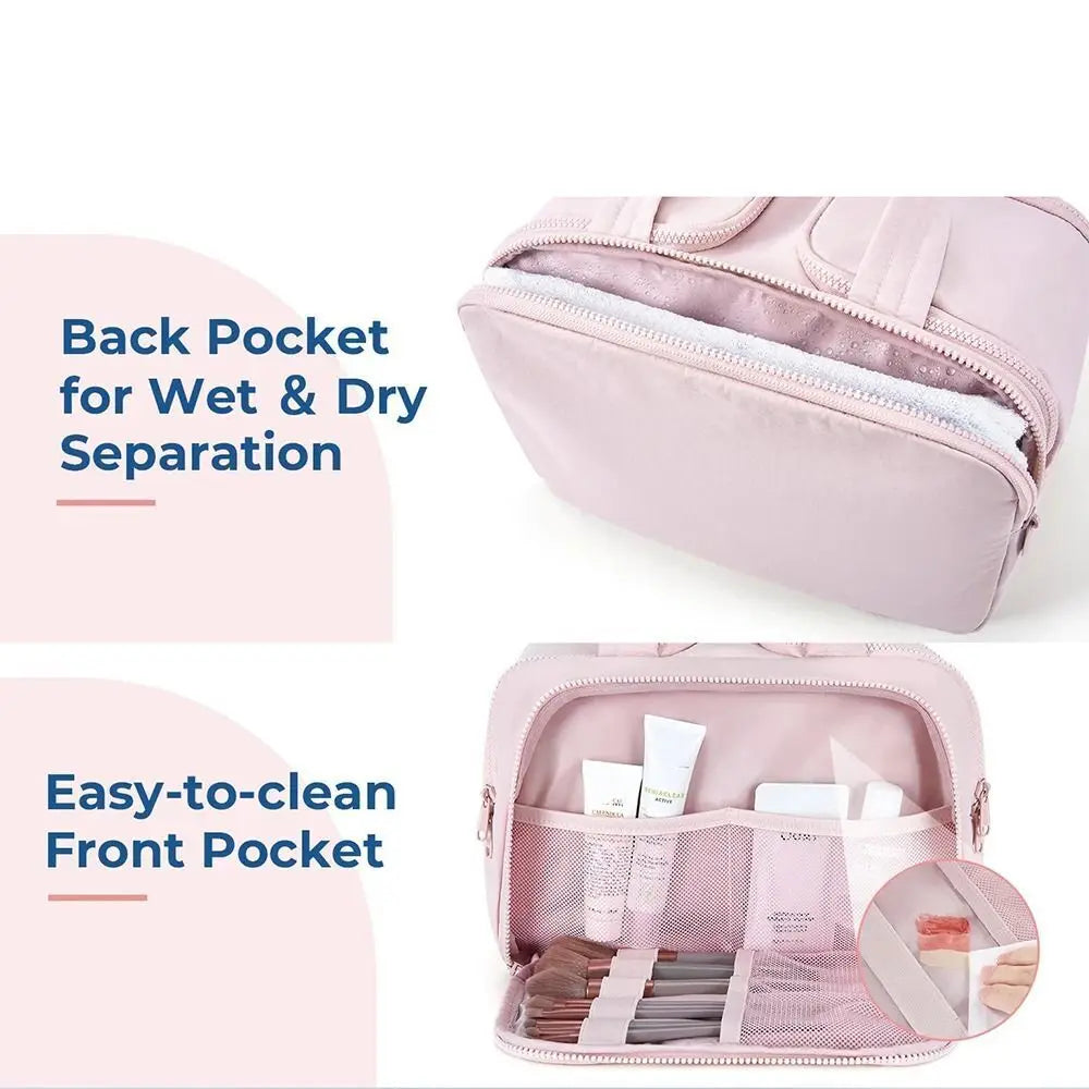 TIJDELIJK 50% KORTING | PuffPack™ | Ontworpen om toiletartikelen rechtop en binnen handbereik te houden!