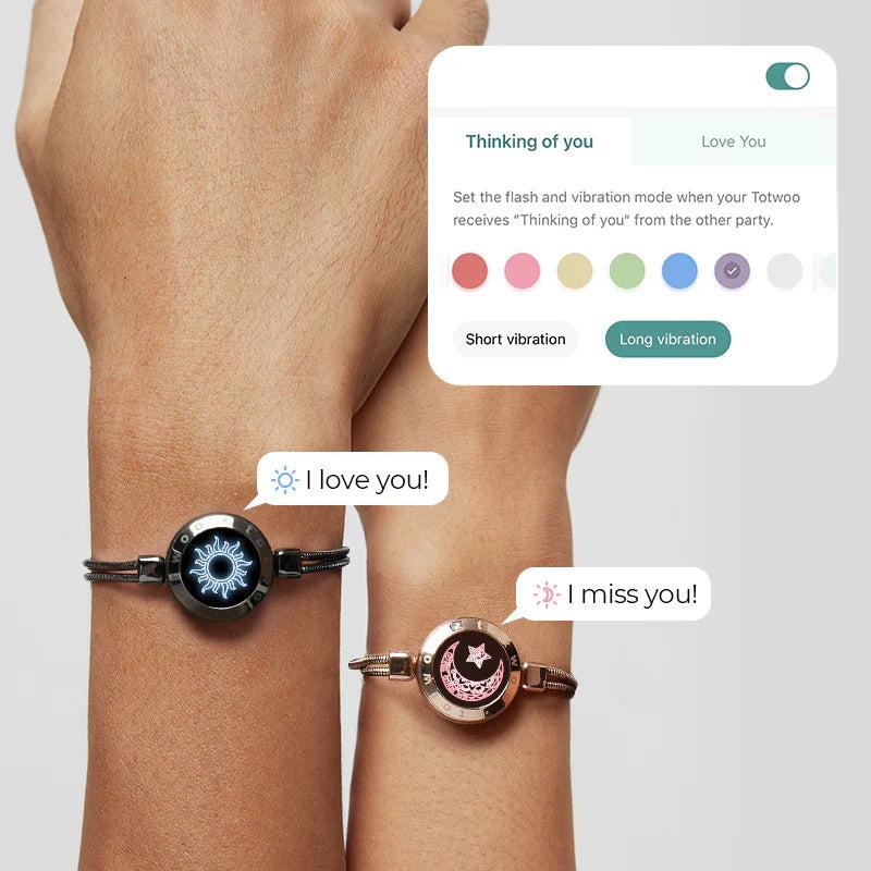 LovePulse™ | Lange afstand smart touch polsbandjes