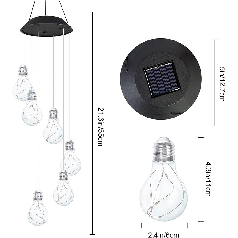 TIJDELIJK 50% KORTING | LumiChime™ | Magie op zonne-energie die 's nachts oplicht!