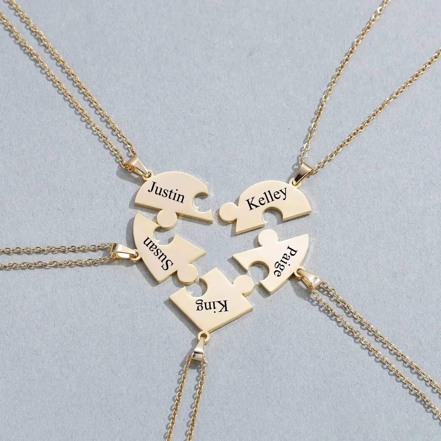 LoveFragment™ | Gepersonaliseerde hartpuzzelketting