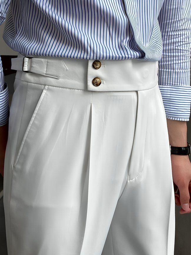 Desmond™ | Casual broek met hoge taille voor heren