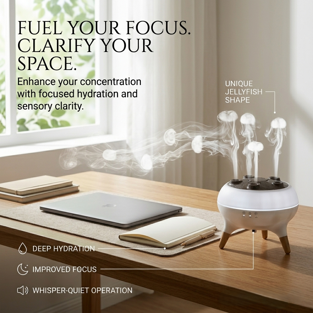 TIJDELIJK 50% KORTING | JellyMist™ - Dynamische Kwallen Diffuser