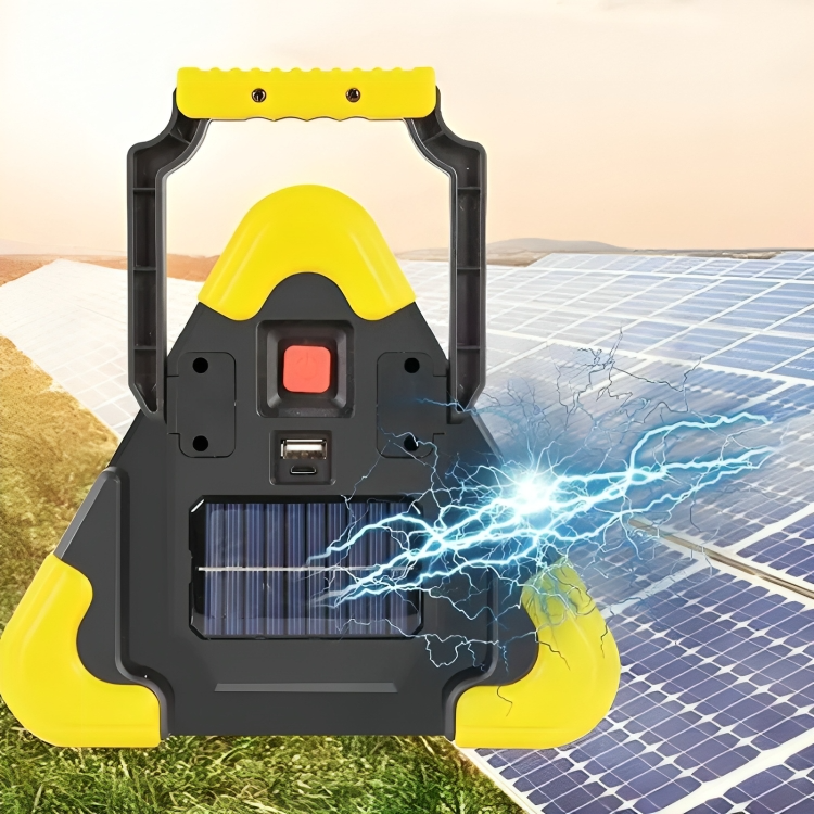 RoadSafe™ | Driehoekige noodseinlamp op zonne-energie