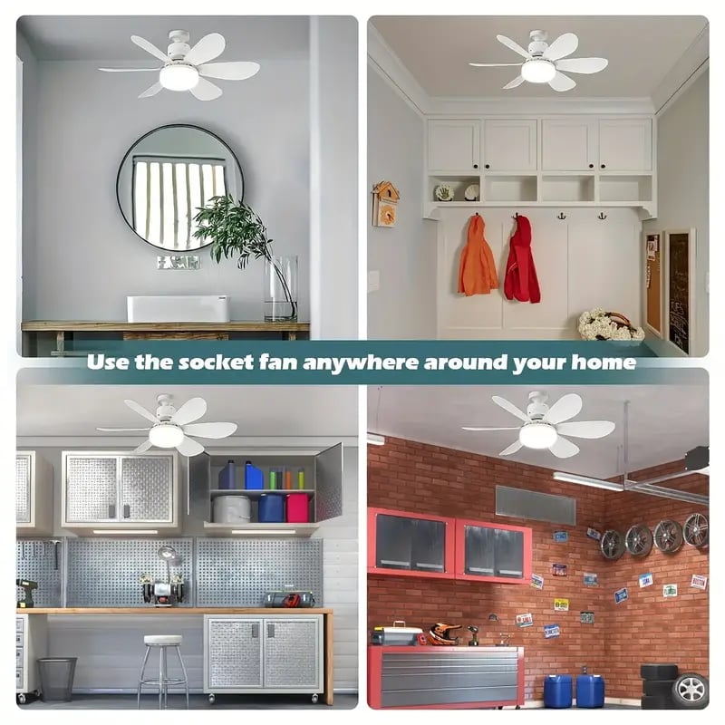 TIJDELIJK 50% KORTING | PowerFan™ - Ventilatorlamp