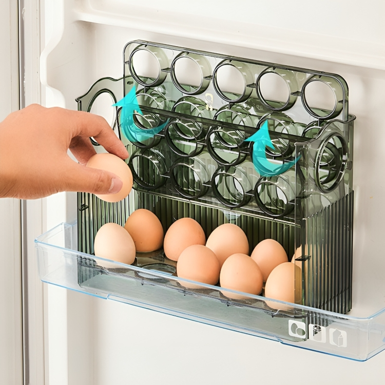 TIJDELIJK 50% KORTING | EggStack™ | Geen gebroken eieren en koelkastchaos meer!