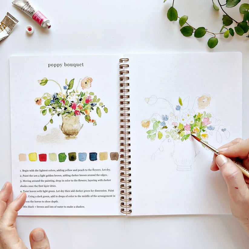 TIJDELIJK 50% KORTING | CreativeEscape™ - Zen aquarel + (Gratis 12-kleuren verf- en penseelset)