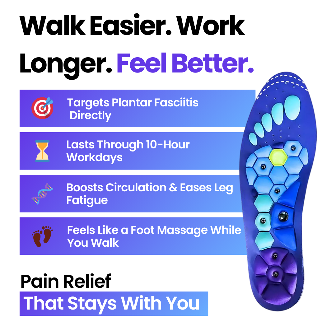 1 + 1 GRATIS VANDAAG | HealStep™ | Zeg maar dag tegen voetpijn!
