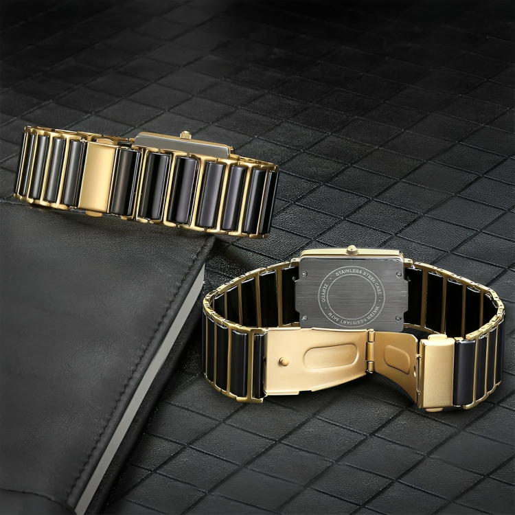 ChronoLux™ | Luxe vierkant polshorloge