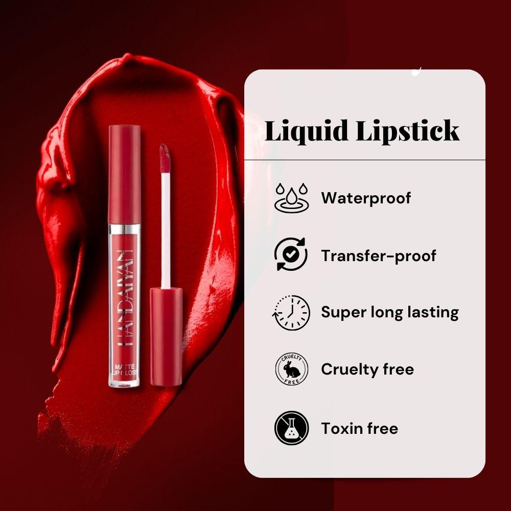 VelvetKiss™ | Matte vloeibare lippenstift kit