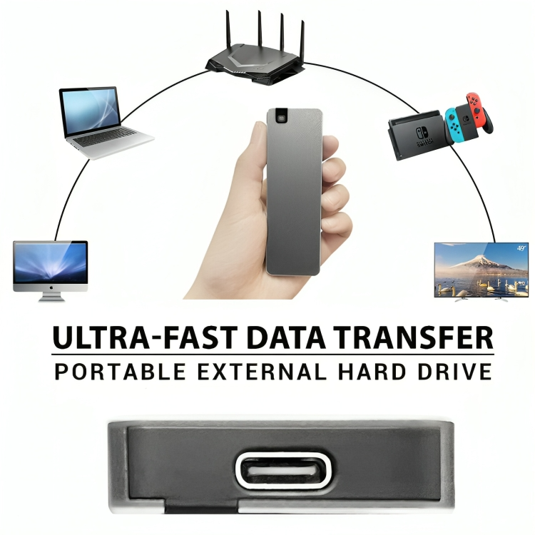 BlitzSpeed™ | Draagbare mini externe harde schijf
