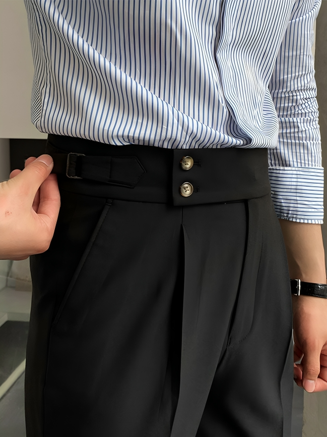 Desmond™ | Casual broek met hoge taille voor heren