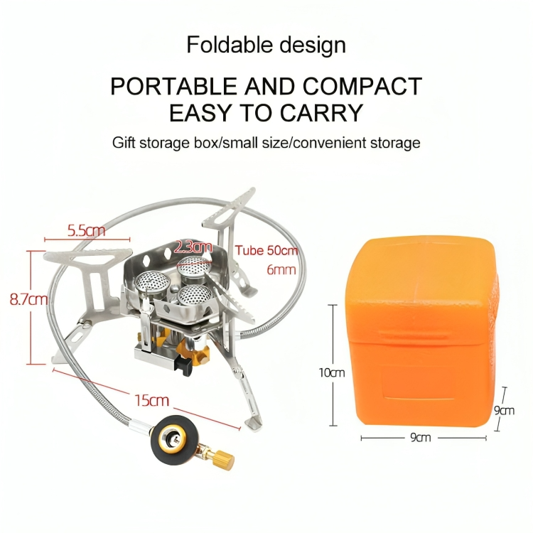 PortaStove™ | Windbestendig camping gasfornuis