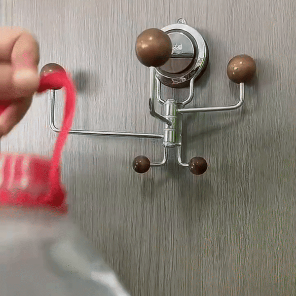 1+1 GRATIS VANDAAG  SwivelHook™ - Draaibare Zuignaphaken