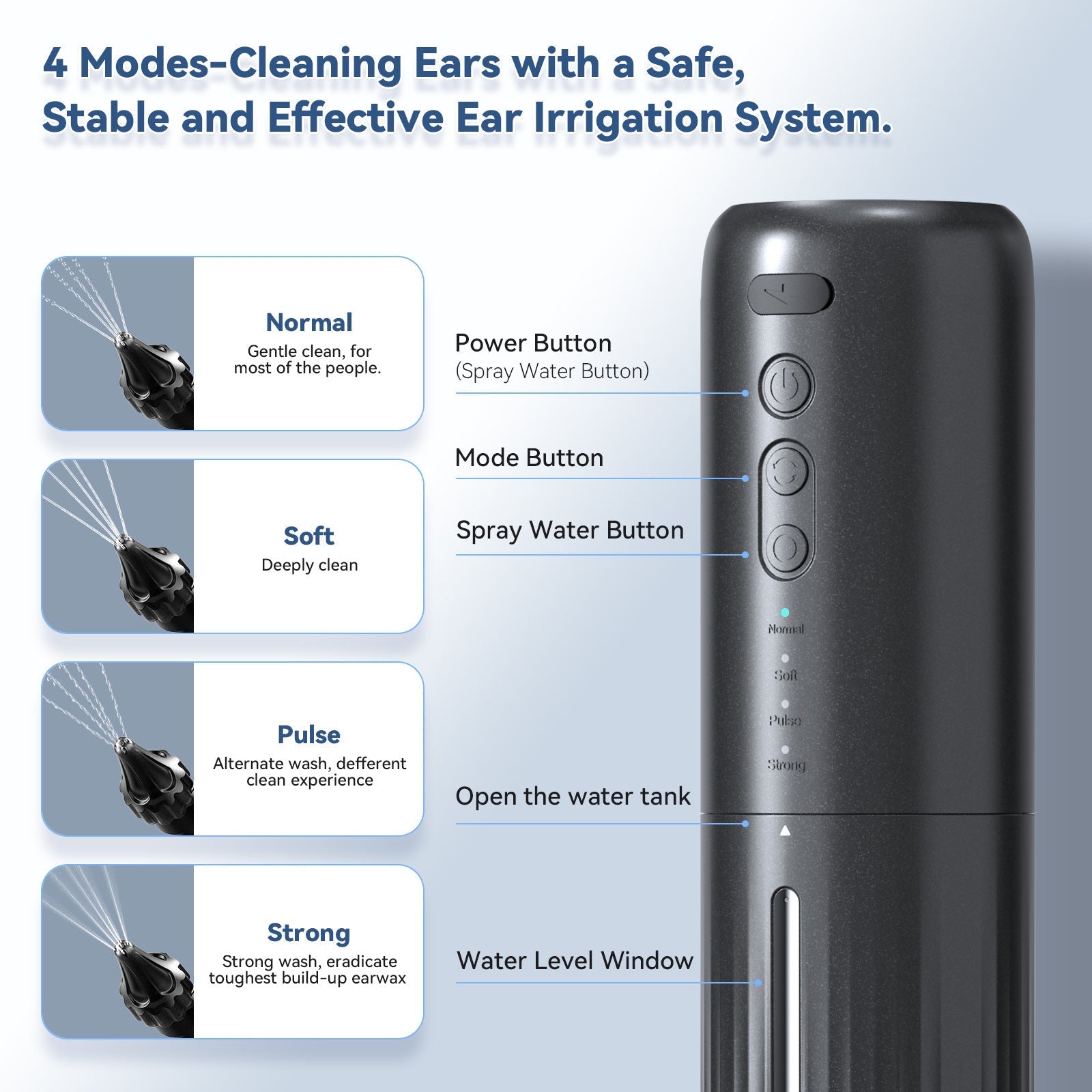 EarSpritz™ | Water aangedreven oorreiniger
