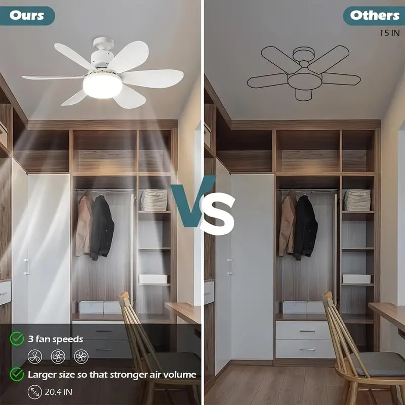 TIJDELIJK 50% KORTING | PowerFan™ - Ventilatorlamp