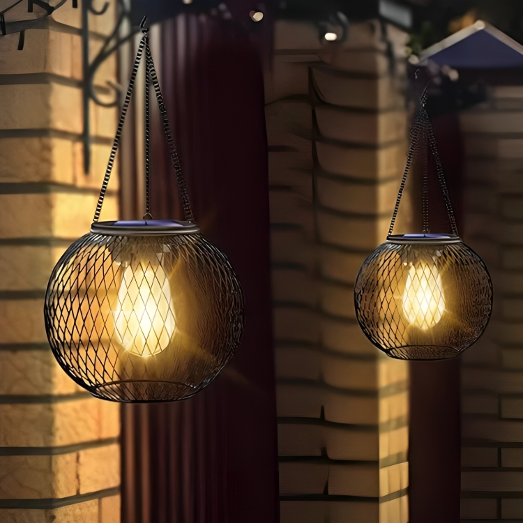 SolarLume™ | Retro metalen zonnelantaarns
