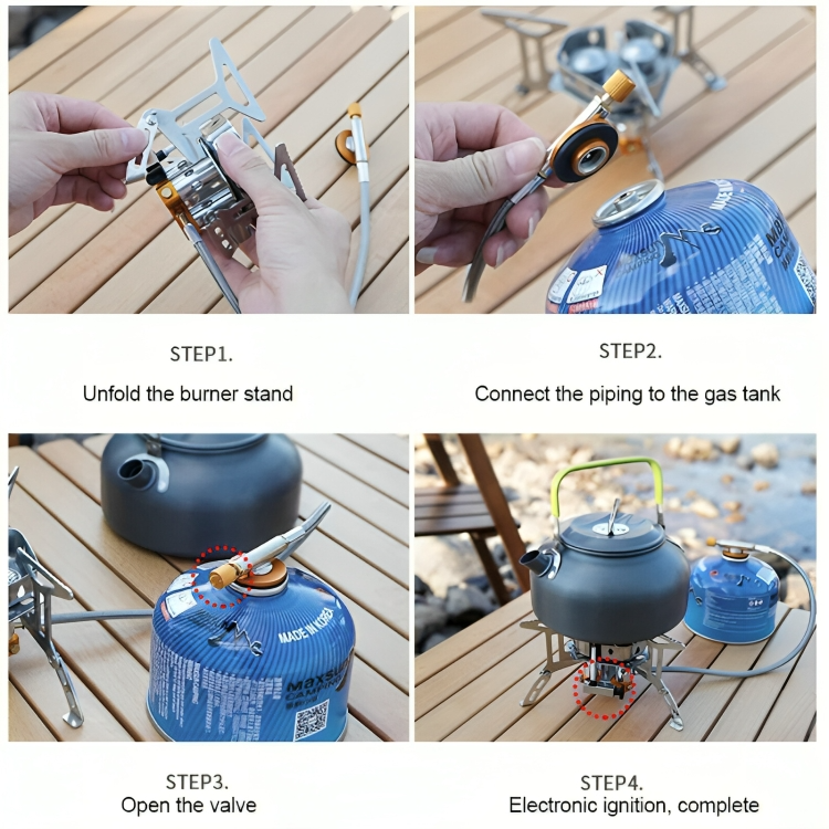 PortaStove™ | Windbestendig camping gasfornuis