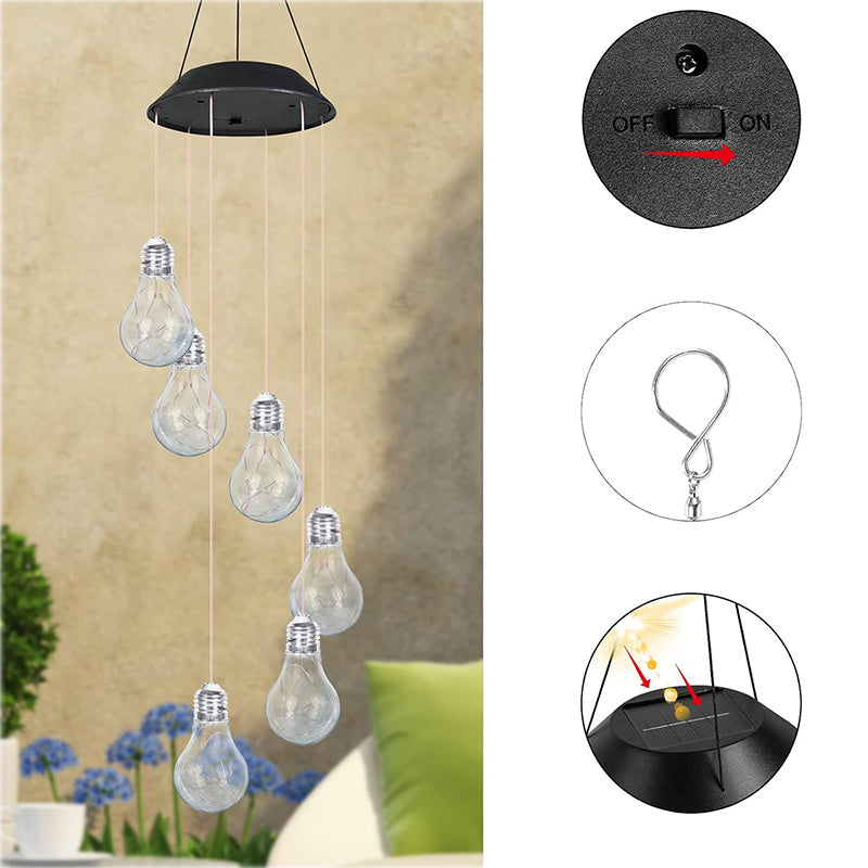 TIJDELIJK 50% KORTING | LumiChime™ | Magie op zonne-energie die 's nachts oplicht!