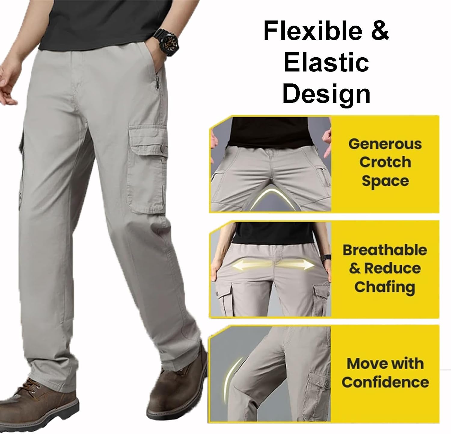 Ridge™ | Kreukvrije, scheurbestendige broek voor de hele dag comfort!