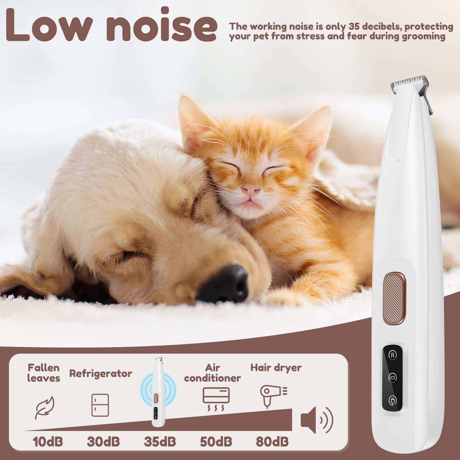 1 + 1 GRATIS VANDAAG | TidyPaws™ | LED-Haarschneider für Haustiere