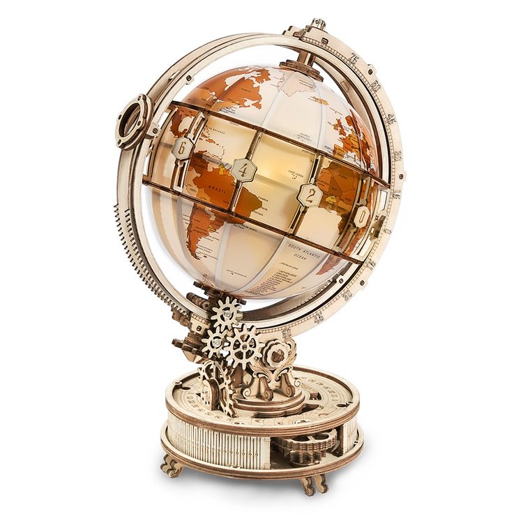 IllumiGlobe™ | Gloeiende 3D wereldbol-puzzellamp