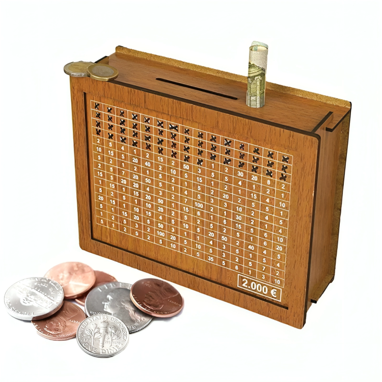 WealthBox™ | Houten Spaarpot