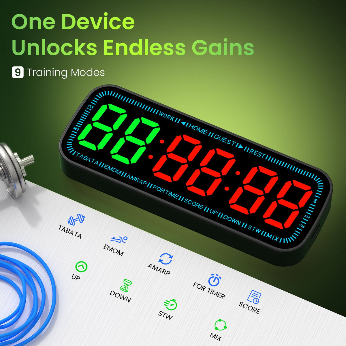 TIJDELIJK 50% KORTING | PowerTimer™ - LED-Gymtimer