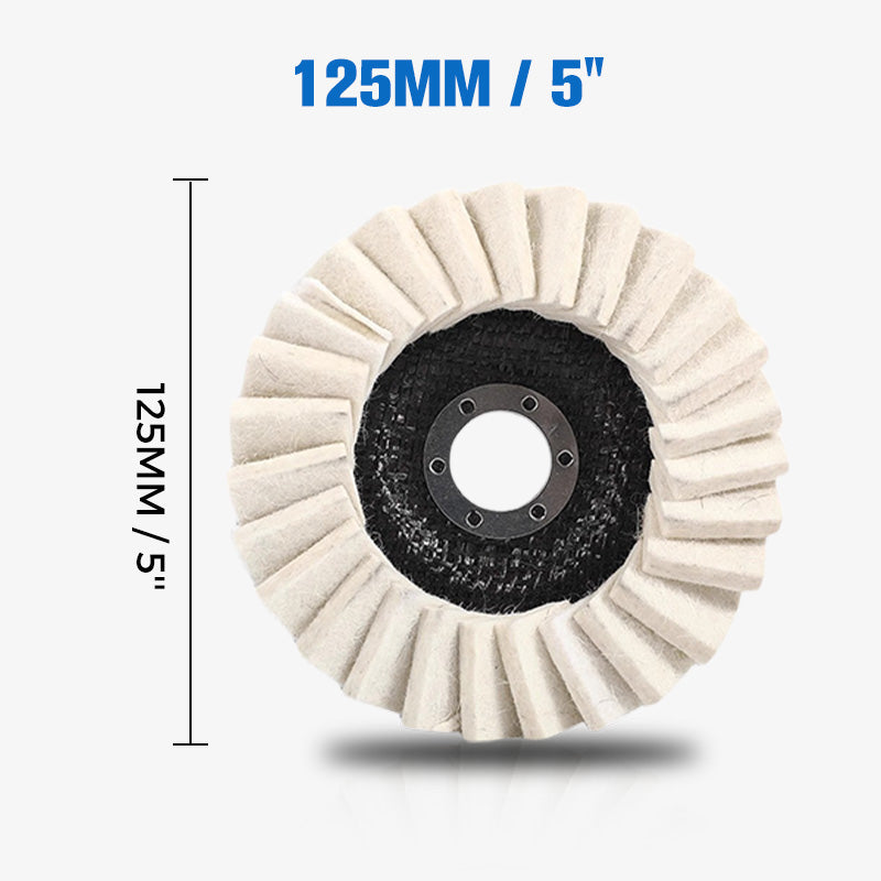1 + 2 GRATIS VANDAAG | SmoothBuff™ | Wollen flap polijstschijf