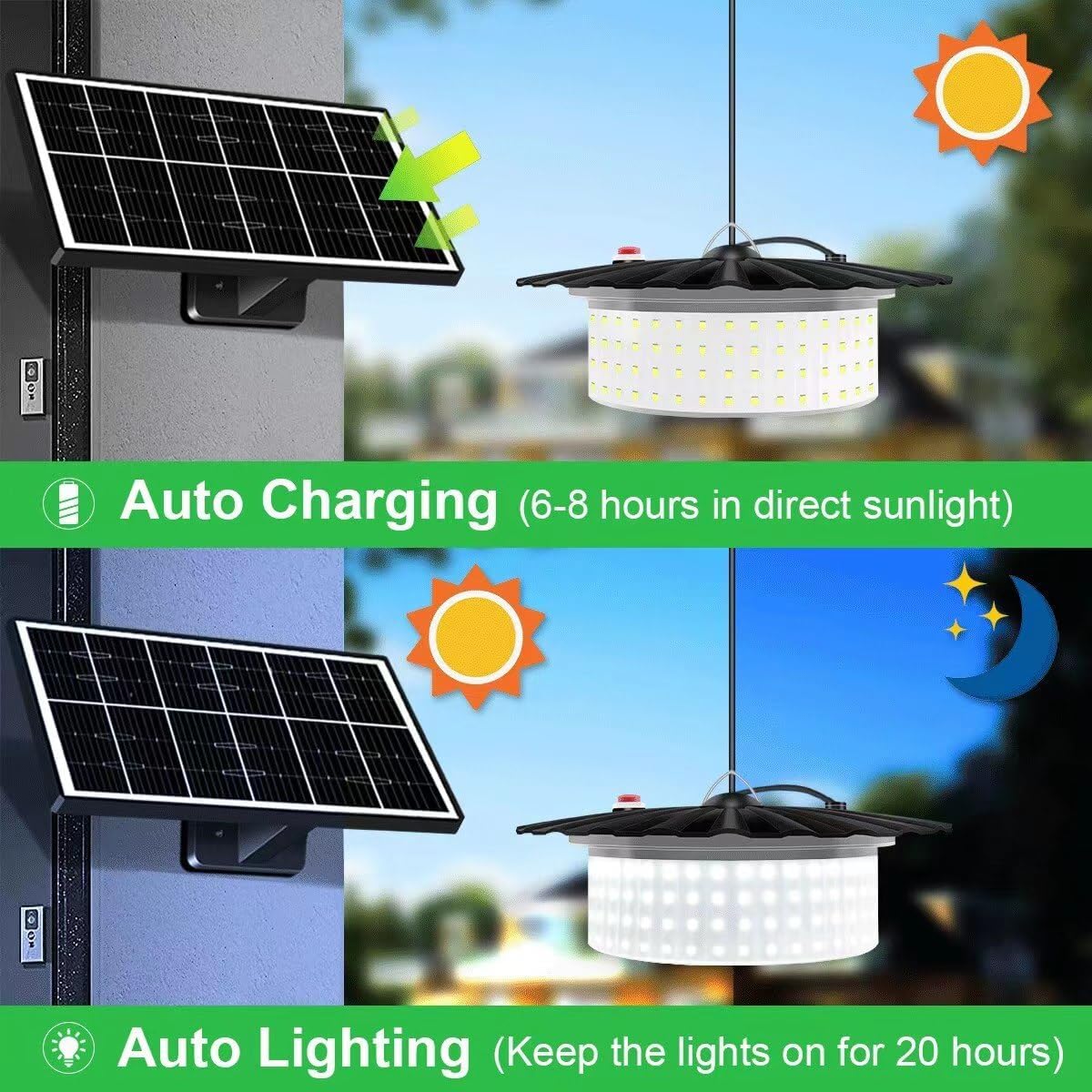 TIJDELIJK 50% KORTING | GlowMotion™ - 224-LED solar lamp