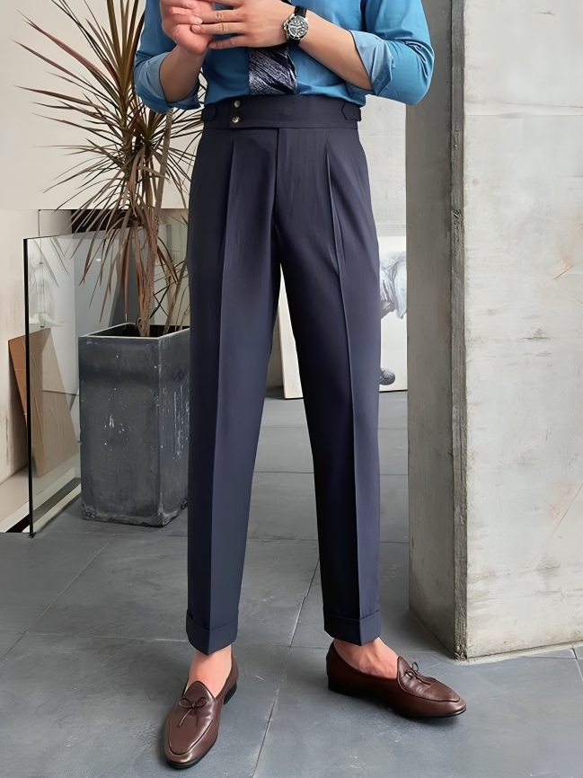 Desmond™ | Casual broek met hoge taille voor heren