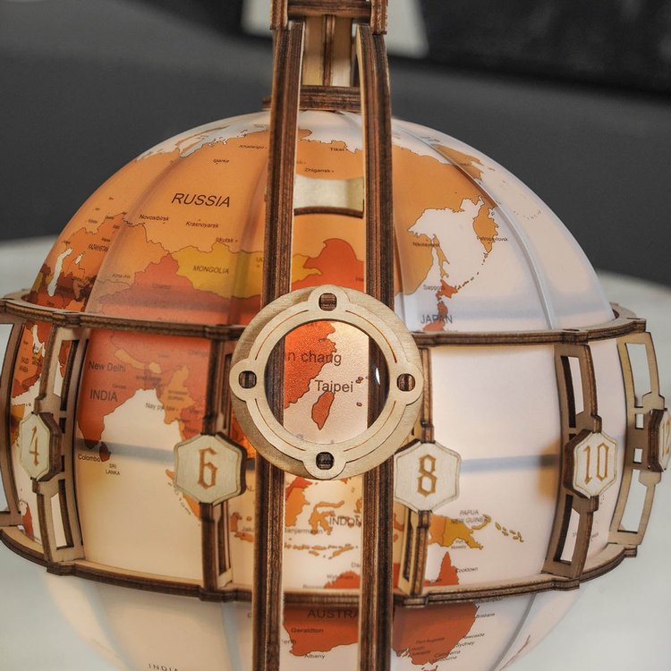 IllumiGlobe™ | Gloeiende 3D wereldbol-puzzellamp