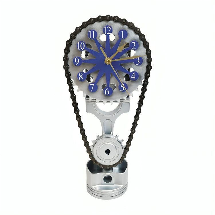 TIJDELIJK 50% KORTING | TimeForge™ | Roterende metalen tandwielklok